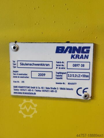 Saeulenschwenkkran BANK KRAN Saeulenschwenkkran