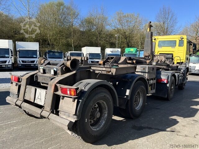 Tipper semitrailer krampe SHL20 Abrollkipper Hyva 1 Knick/Tele