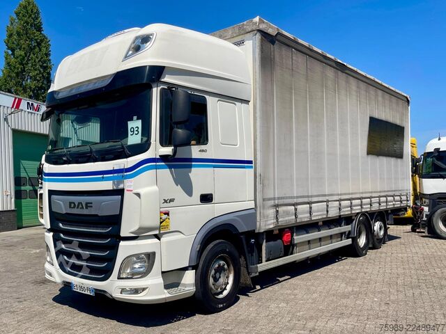 Suitcase DAF XF 480 vol 62m3 SSC, P-Climate, Lift Axel, Load...