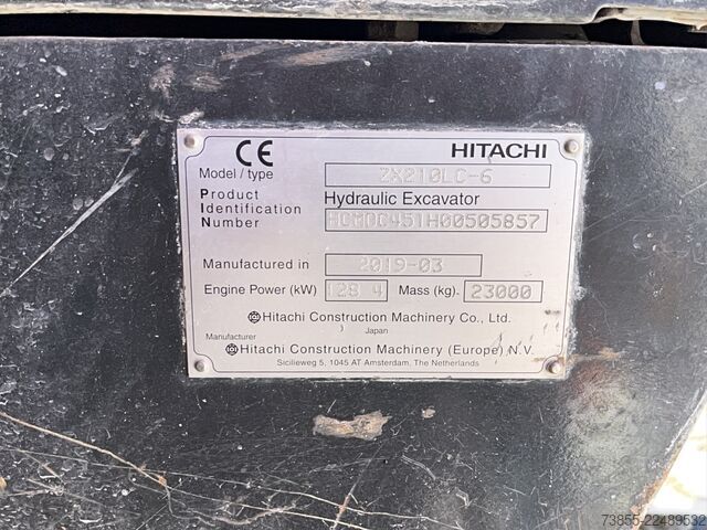 Kettenbagger Hitachi ZX210LC-6