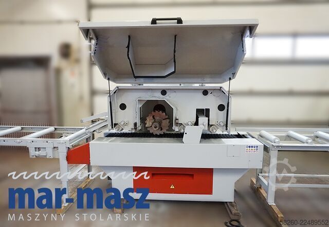 Caterpillar multi-blade saw, height 140 mm RAIMANN KS230 250 ze stołami