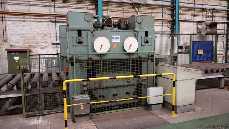 Sheet metal straightening system WMW GOTHA UBR 10x2000