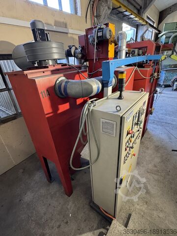 Overhead conveyor blasting machine Turbo Technika Turbinentyp 2xTC 260 D