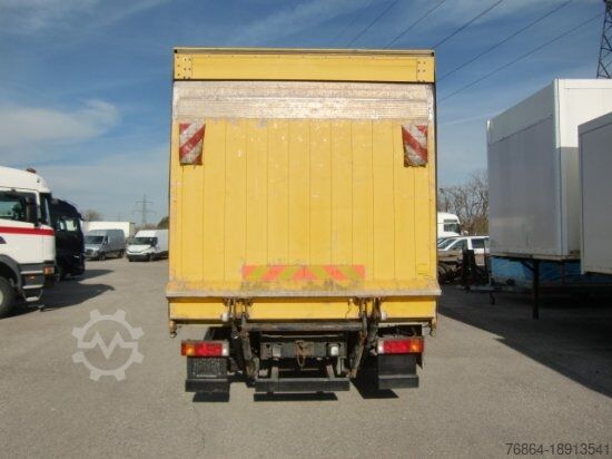 Flatbed truck with tarp MAN LE 12.220 PLANE, LBW, MANUAL