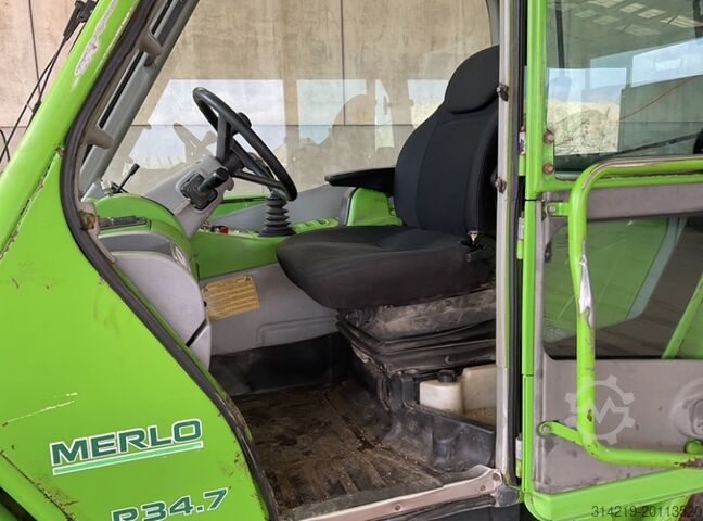 Teleskoparmstapler Merlo P34.7 + Teleskoplader