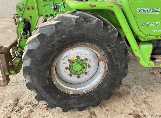 Teleskoparmstapler Merlo P34.7 + Teleskoplader