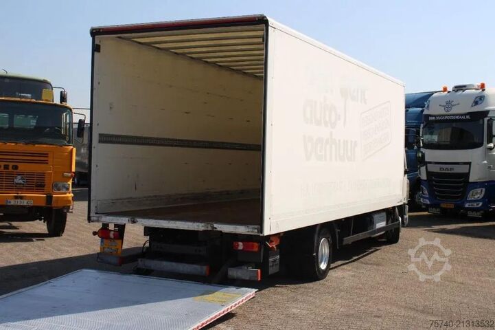 Box body DAF LF 180 + Euro 6 + Dhollandia Lift + 12t