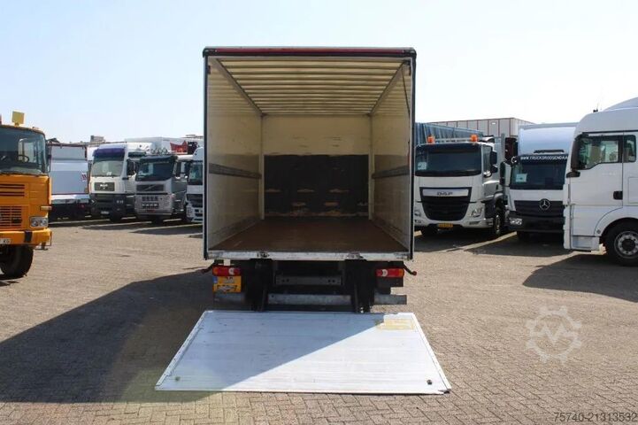 Box body DAF LF 180 + Euro 6 + Dhollandia Lift + 12t