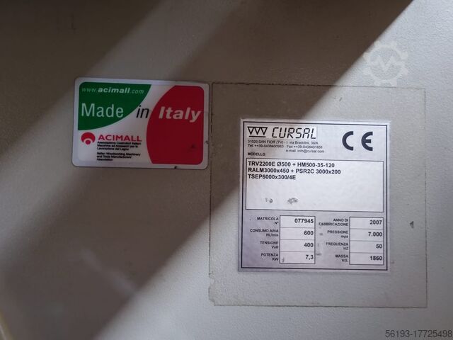 Optimierung der Schnittlinien CURSAL TRV 2200