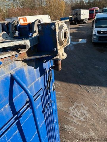 Walking floor semitrailer LEGRAS Walkingfloor Hydraulische Heckklappe