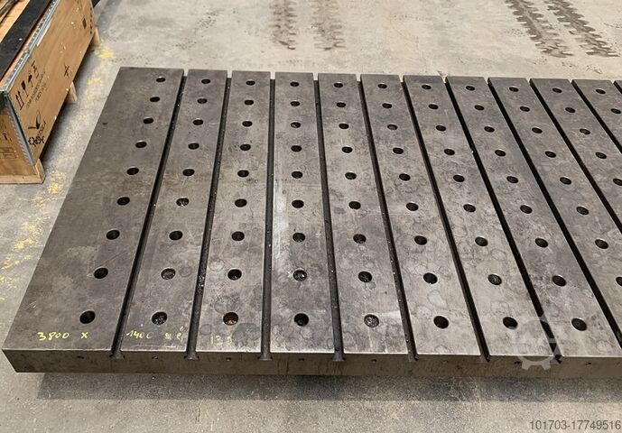 Steel Plate Taque en acier 3800 x 1400 x 130 mm