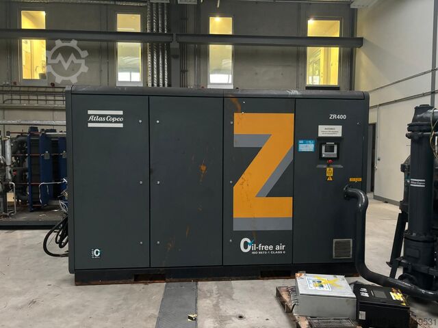 Atlas Copco ZR 400 7 5 Used Screw compressor listed on Used Machines