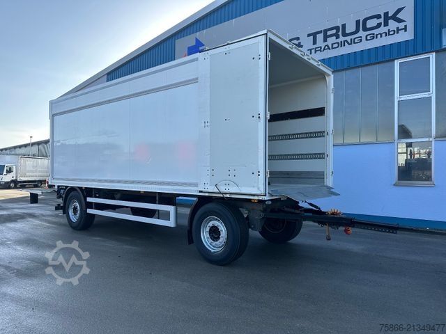 Box trailer  KFB Jessen  Iso Kofferanhänger durchladbar LBW 2