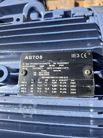 Three-phase motor, 11 kW AGTOS 1PC38041DA234CT0