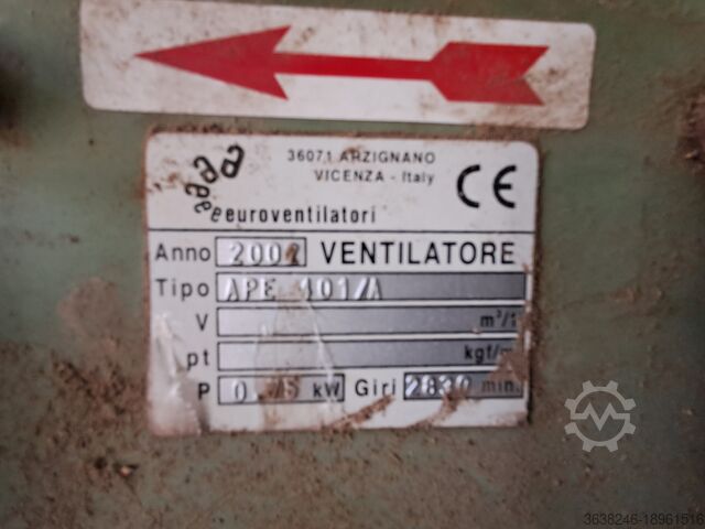 High pressure ventilator Euroventilatori APE 401/A