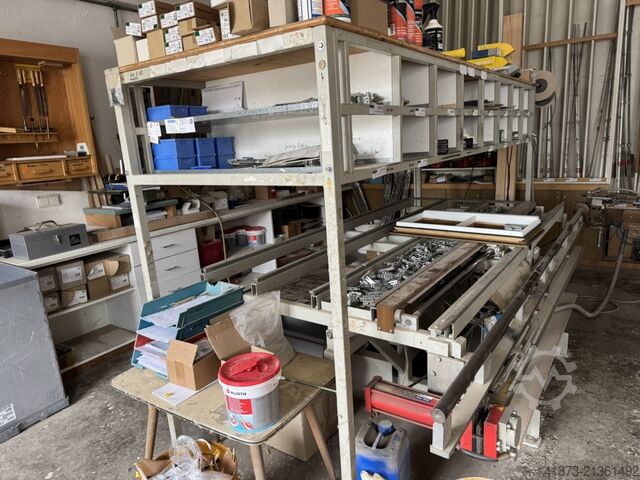 Fitting centre STRIFFLER Beschlagtisch mit Regal