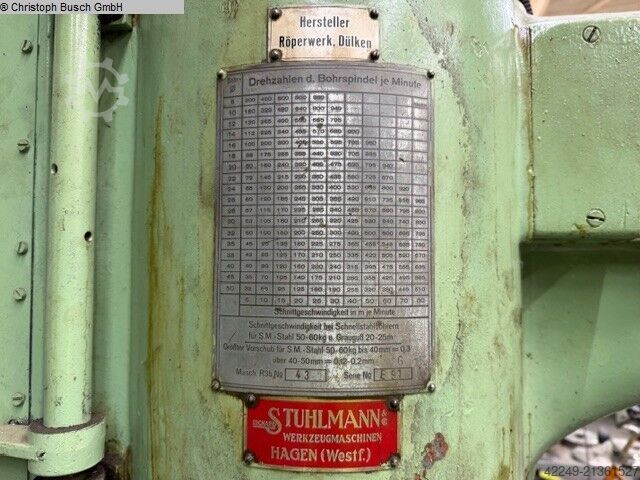 High-Speed Radial Drilling Machine WEBO A1450