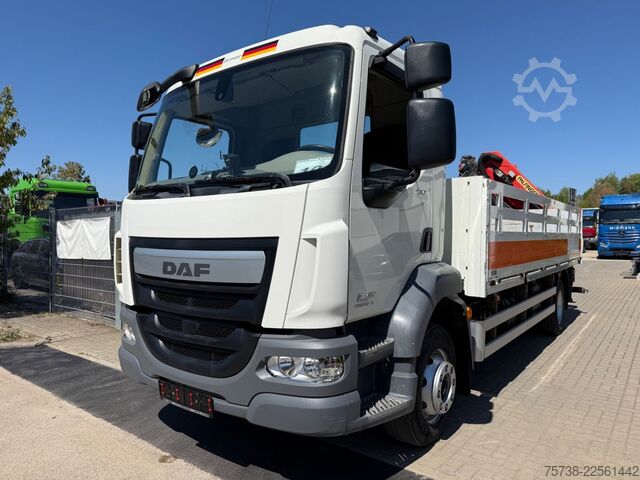 LKW mit Pritsche (offen) DAF LF 230 Pritsche+Kran Palfinger PK8501