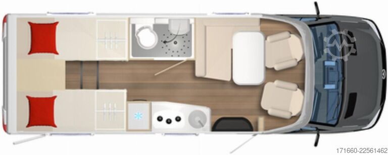 Teilintegriertes Wohnmobil BÜRSTNER Lyseo M Harmony Line 690 G *SAT-TV*Hubbett*