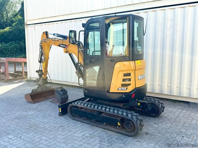 Minibagger SANY SY26U / 2023 BJ / 59 Stunden! / MS03