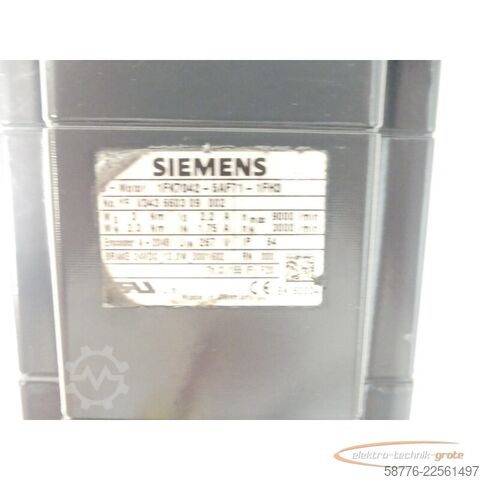 Control unit Siemens Stator für 1FK7042-5AF71 Servomotor SN YFV343660309002