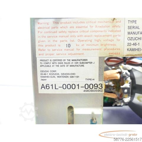 Komponente Fanuc Series O-T A02B-0098-C045 / TBR Bedieneinheit A61L mit D9MM-11A