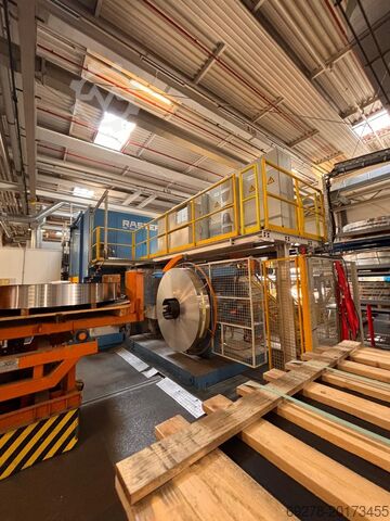 Strip slitting machine with double reversing reel Püttmann Richtmaschine mit Doppelwendehaspel