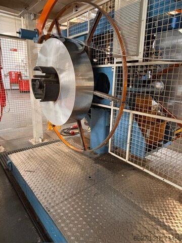 Strip slitting machine with double reversing reel Püttmann Richtmaschine mit Doppelwendehaspel