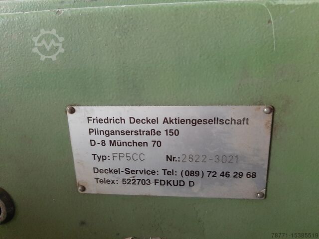 Fräsmaschine Deckel FP5CC