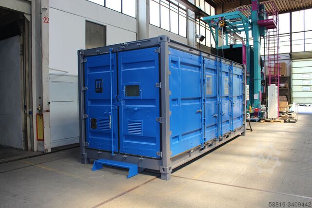 Strahlcontainer Containerstrahlanlage Oliver Fritz GmbH & Co. KG Side Door Open