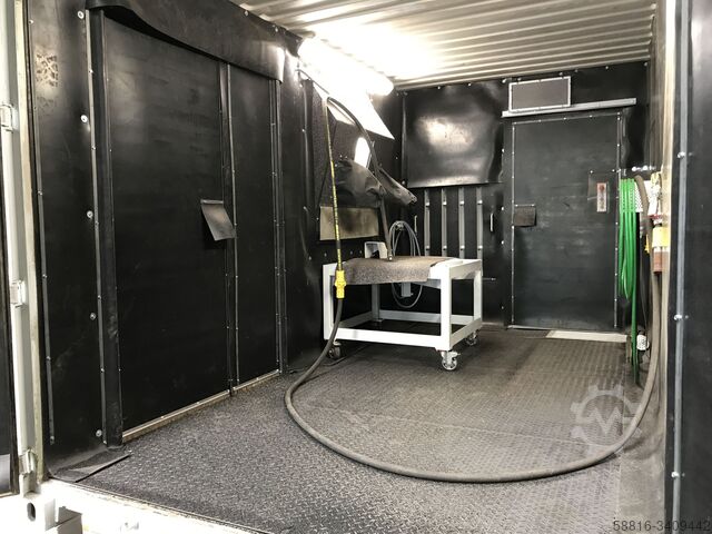 Strahlcontainer Containerstrahlanlage Oliver Fritz GmbH & Co. KG Side Door Open