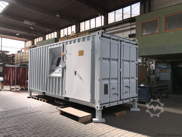 Strahlcontainer Containerstrahlanlage Oliver Fritz GmbH & Co. KG Side Door Open