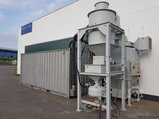 Strahlcontainer Containerstrahlanlage Oliver Fritz GmbH & Co. KG Side Door Open