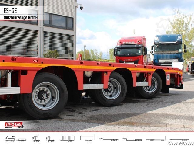 Auflieger mit Arbeitsbühne FAYMONVILLE MAX Trailer MAX210 Telesattel Megatrailer