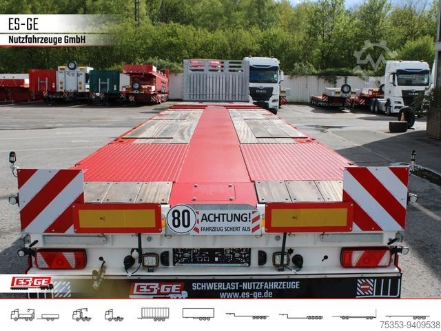 Auflieger mit Arbeitsbühne FAYMONVILLE MAX Trailer MAX210 Telesattel Megatrailer