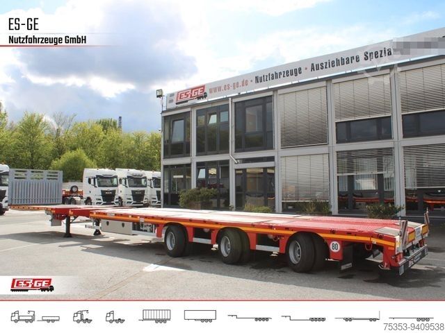 Auflieger mit Arbeitsbühne FAYMONVILLE MAX Trailer MAX210 Telesattel Megatrailer