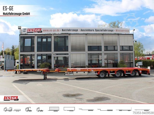 Auflieger mit Arbeitsbühne FAYMONVILLE MAX Trailer MAX210 Telesattel Megatrailer
