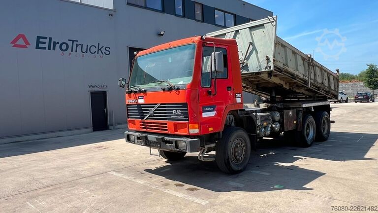 3-Seiten-Kipper Volvo FL12-380 (6X6 / EJES GRANDES / LAMES / BIG AXLE...