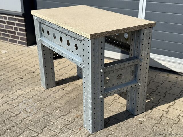 Packtisch Arbeitstisch Schweißtisch Werkbank / Abm.: 1.250x700x940 (BxTxH) Werkstatttisch Tisch
