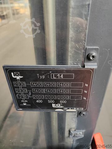 Pallet Stackers Linde L14 2.9m/ initial/ free lift
