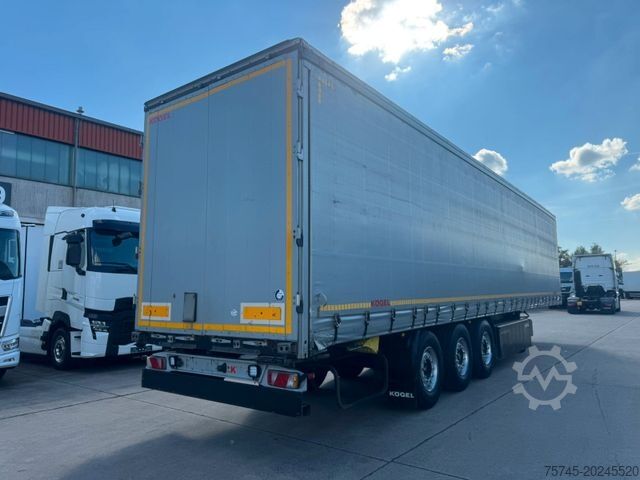 Open semitrailer with tarp KÖGEL S 24-1 *  * SAF-ACHSEN * LIFTACHSE * TÜV *