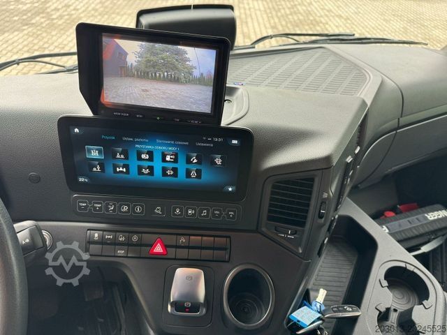 Roll-off tipper truck MERCEDES-BENZ ACTROS 2546 6x2 Abrollkip Kran Palfinger Q150Z95