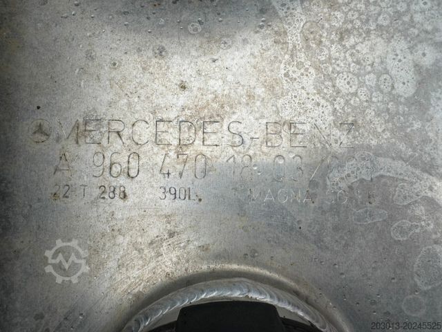 Roll-off tipper truck MERCEDES-BENZ ACTROS 2546 6x2 Abrollkip Kran Palfinger Q150Z95