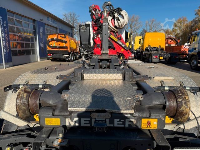 Autokran MERCEDES-BENZ ACTROS 2546 6x2 Abrollkip Kran Palfinger Q150Z95
