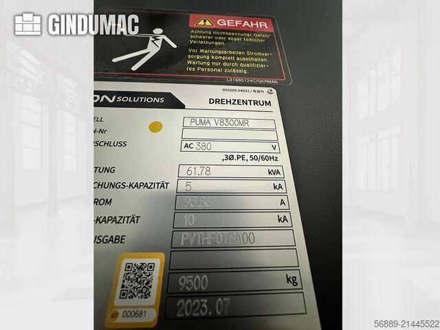 DN SOLUTIONS PUMA V8300MR DN SOLUTIONS PUMA V8300MR