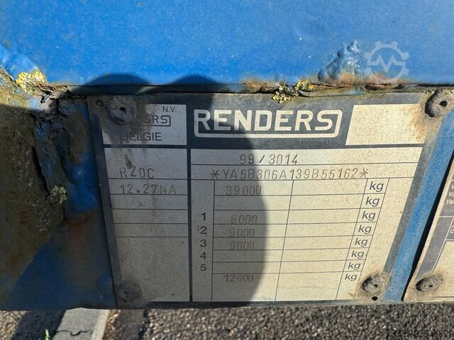 Tieflader Renders RZOC 12.27 NA Rongen-Potholes / 20FT Container ...