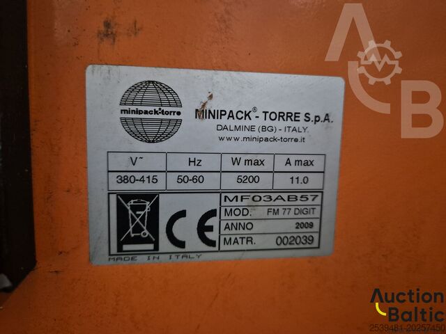 Wrapping machine  Minipack-Torres FM 77 Digit