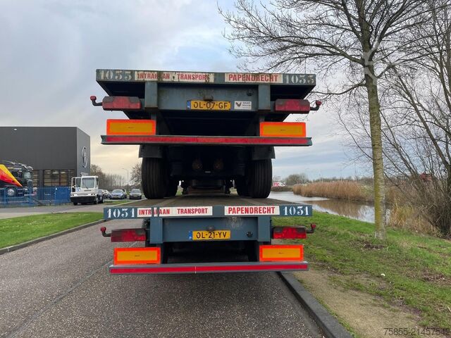 Plattformanhänger Haan 45 T Heavy Duty / Rungen-Potholes /BPW / 2x Lif...