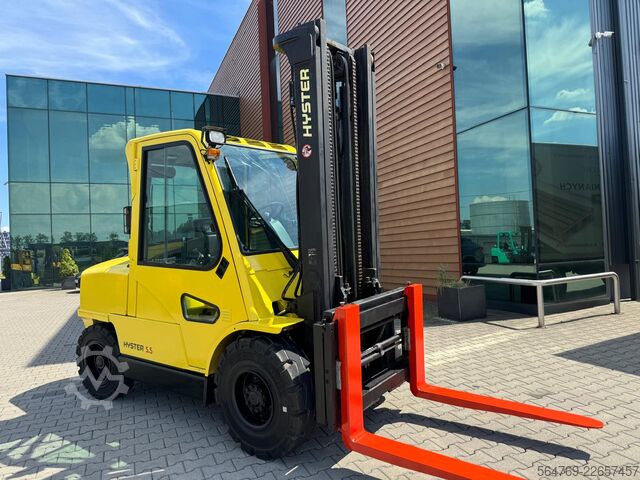Forklift Hyster H 5.5 XM // Full cabin // Only 6135 hour