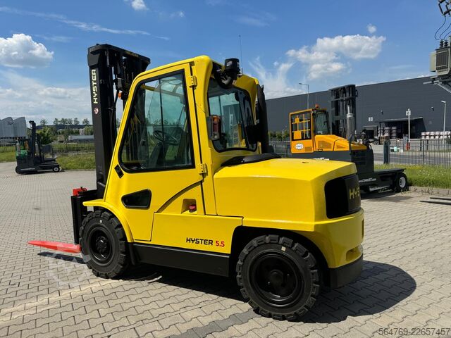Forklift Hyster H 5.5 XM // Full cabin // Only 6135 hour